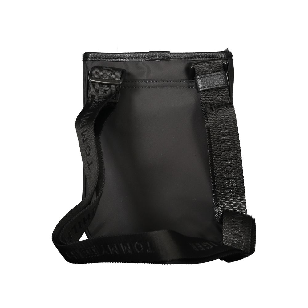 Tommy Hilfiger Black Polyester Men's Shoulder Bag