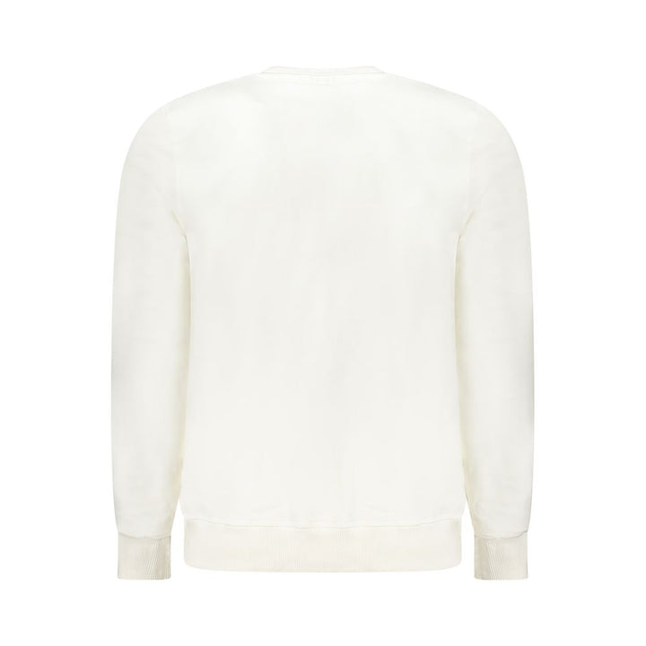 North Sails White Cotton Men Sweatshirt