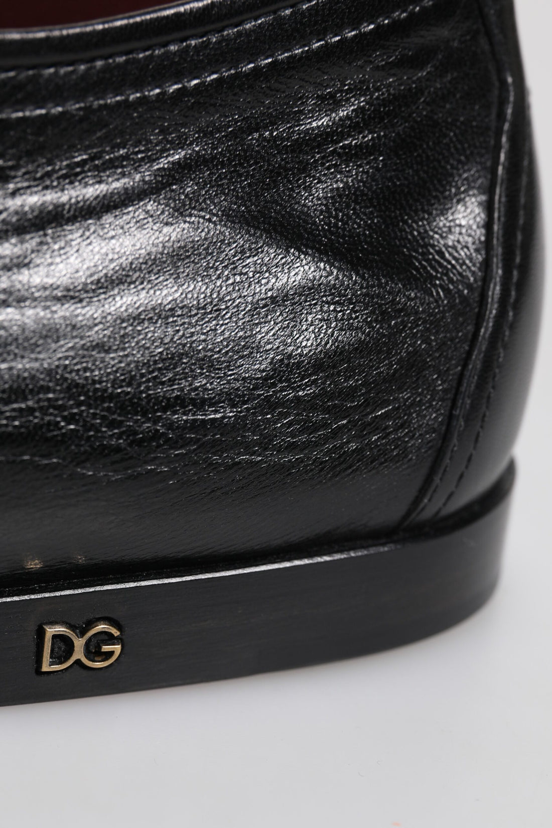 Dolce & Gabbana Black Leather Lace Up Derby Dress Formal Shoes