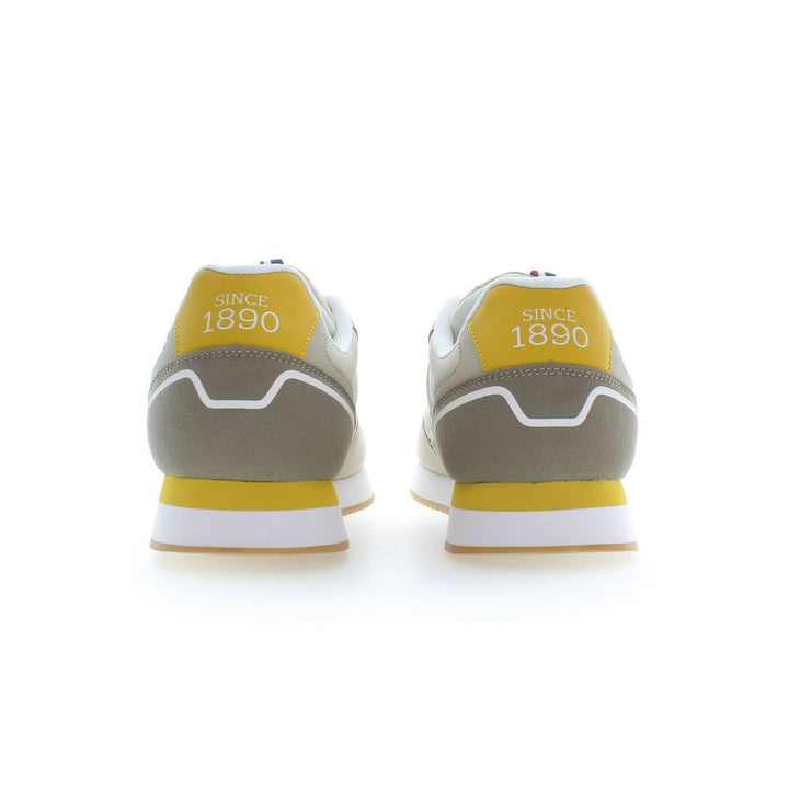 U.S. POLO ASSN. Beige Polyurethane Men Sneaker