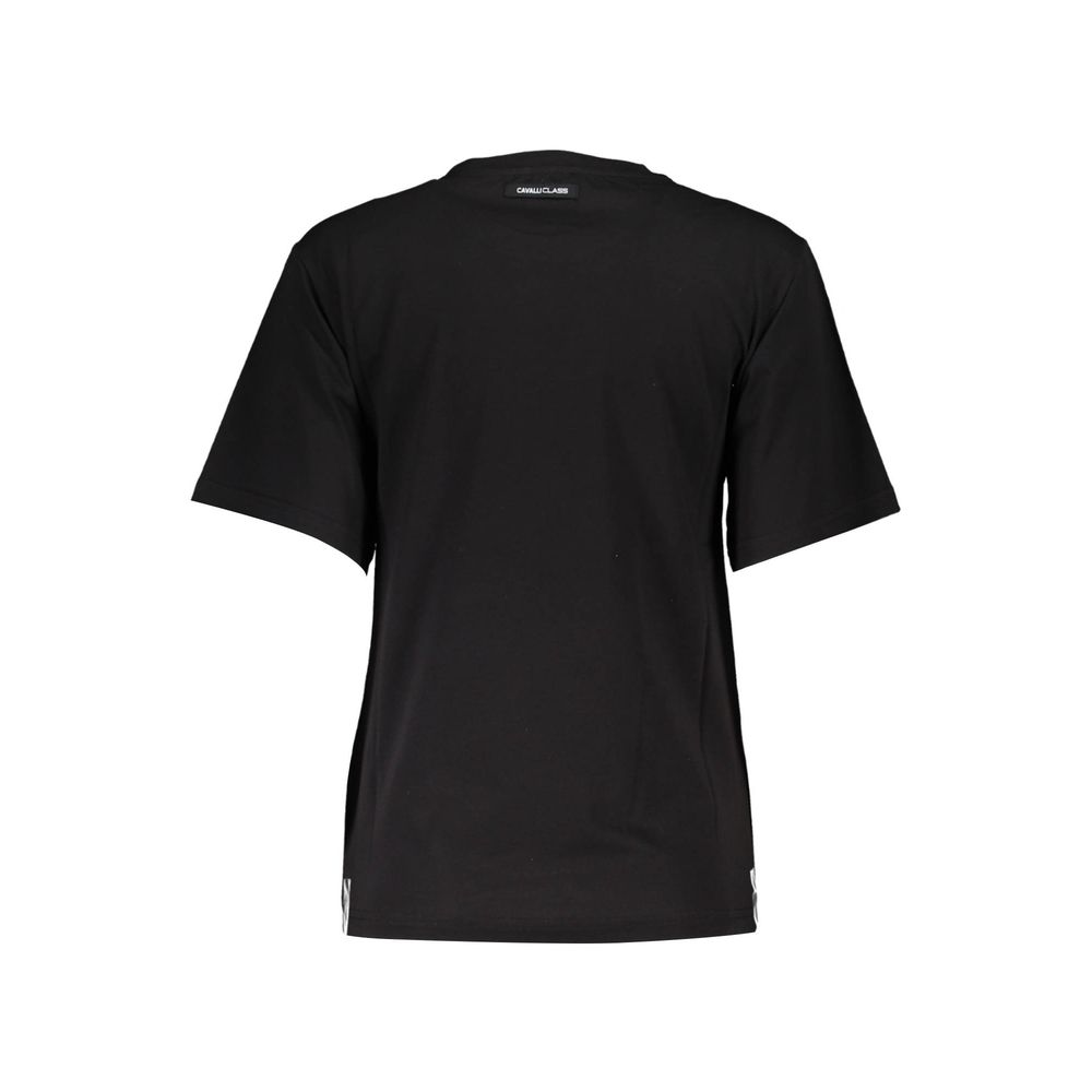 Cavalli Class Grigio Cotton Women T-Shirt