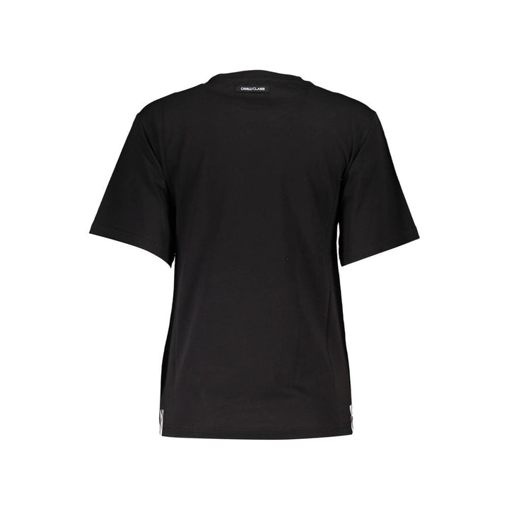 Cavalli Class Grigio Cotton Women T-Shirt