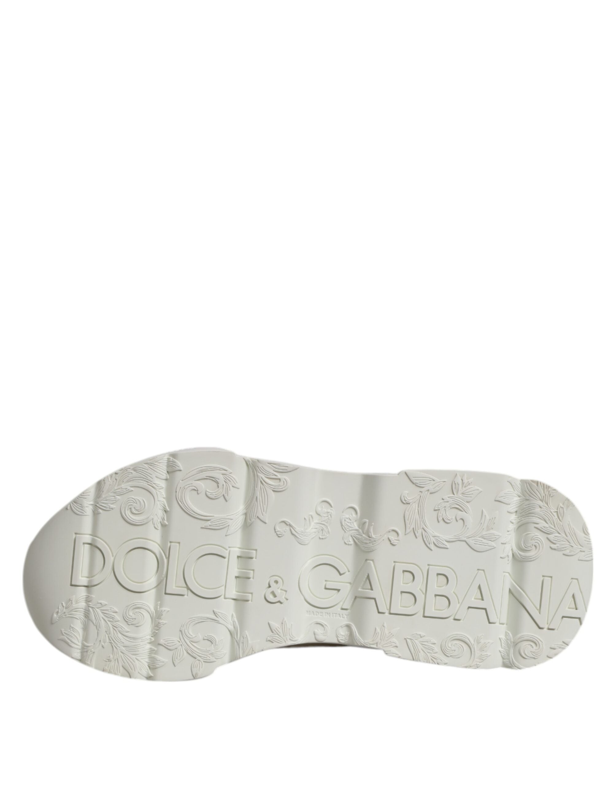 Dolce & Gabbana White Low Top Daymaster Men Sneakers  Shoes