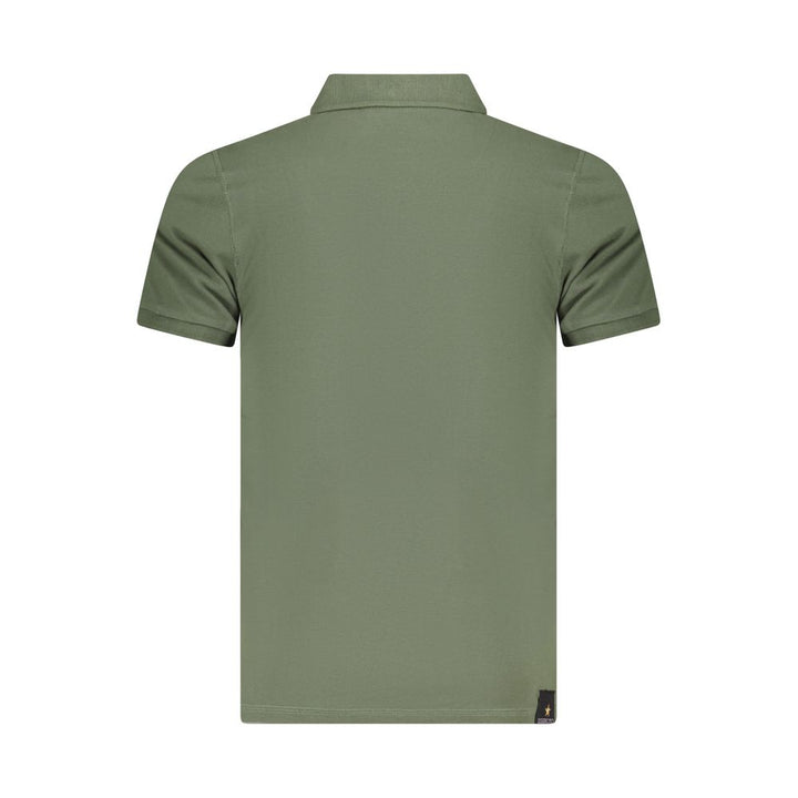 Accademia Militare Green Cotton Polo Shirt