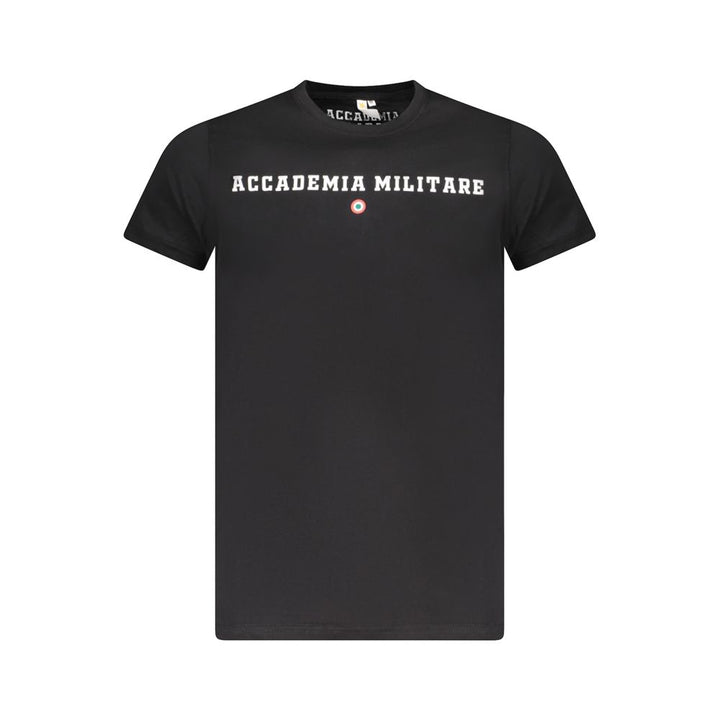 Accademia Militare Black Cotton T-Shirt