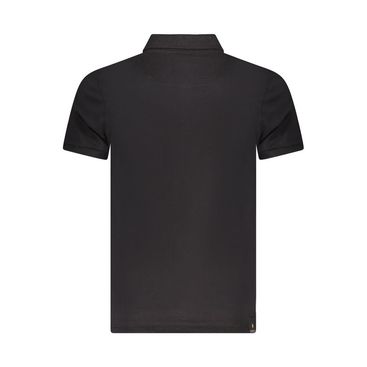Accademia Militare Black Cotton Polo Shirt