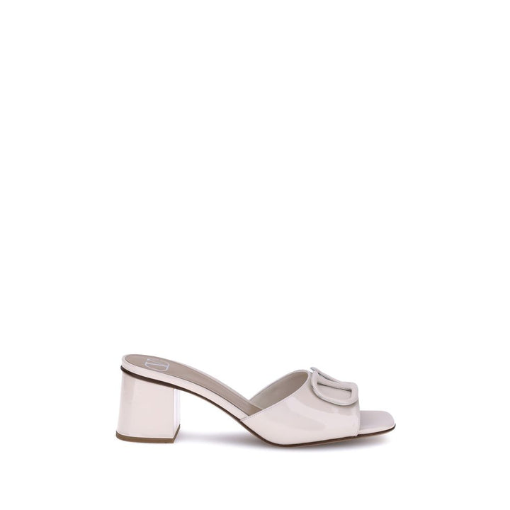 Valentino Garavani Beige Calf Leather Bos Taurus Sandals
