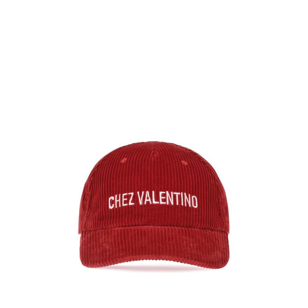 Valentino Garavani Multicolor Cotton Cap (Baseball Hat)