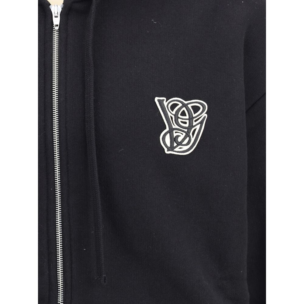 Valentino Black Cotton Sweatshirt