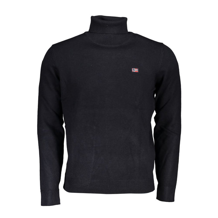 Norway 1963 Blu Poliammide Men Sweater Pullover Turtleneck
