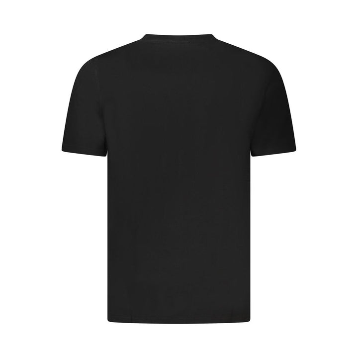Cavalli Class Black Cotton Men T-Shirt
