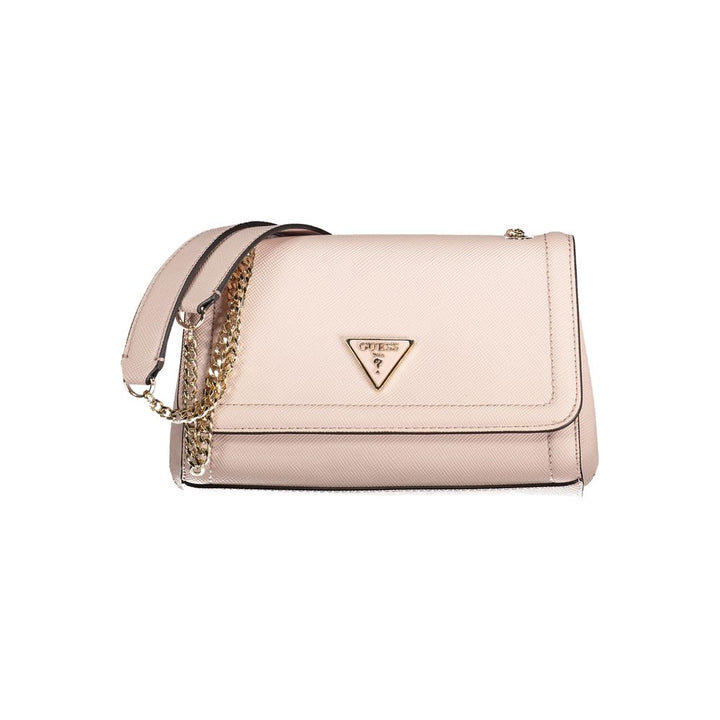 Guess Jeans Rosa Poliuretano Women Handbag