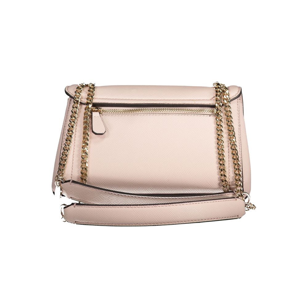 Guess Jeans Rosa Poliuretano Women Handbag