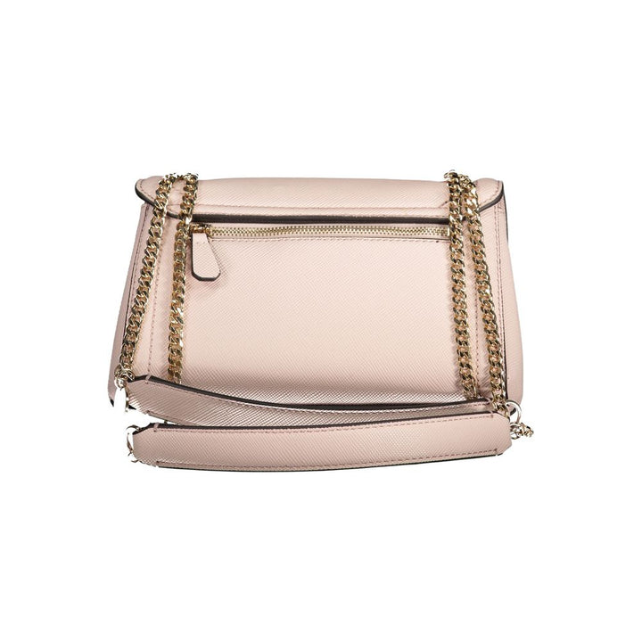 Guess Jeans Rosa Poliuretano Women Handbag