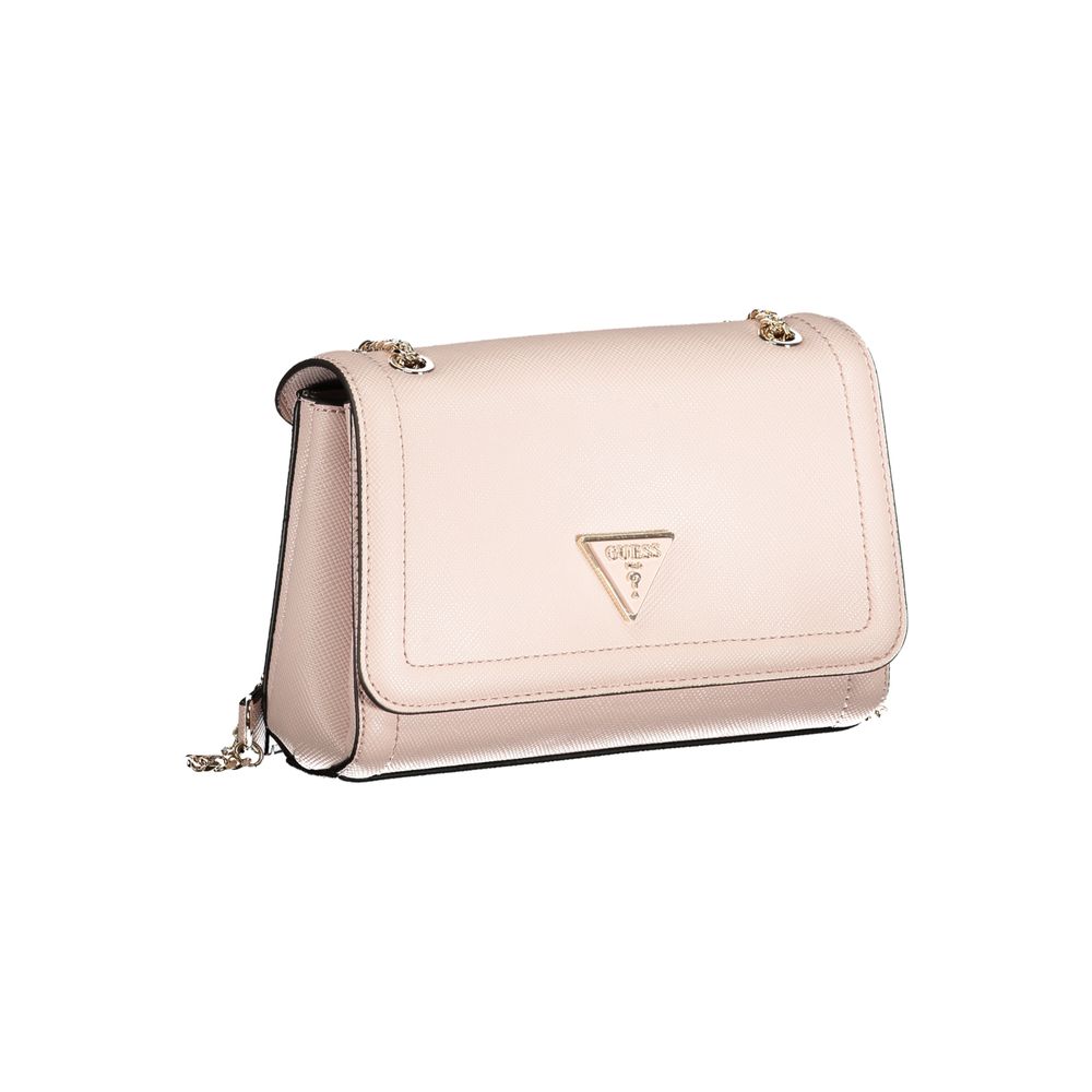 Guess Jeans Rosa Poliuretano Women Handbag