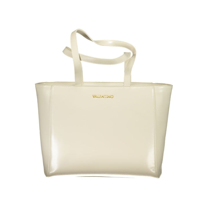 Mario Valentino Beige Polyurethane Women Shoulder Bag