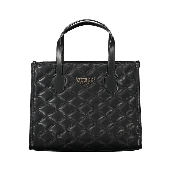 Guess Jeans Black Polyurethane Women's Handbag