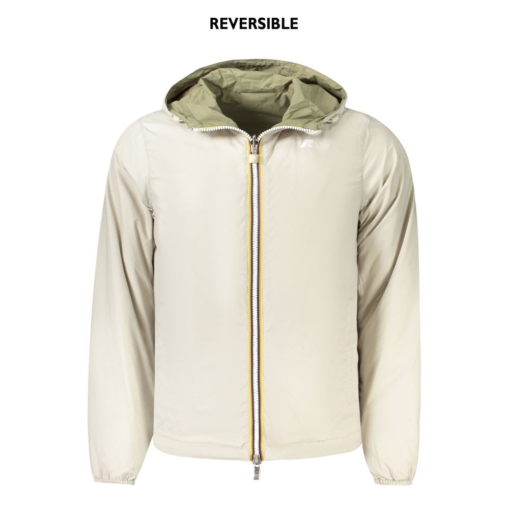 K-WAY Green Recycled Nylon Men Jacket