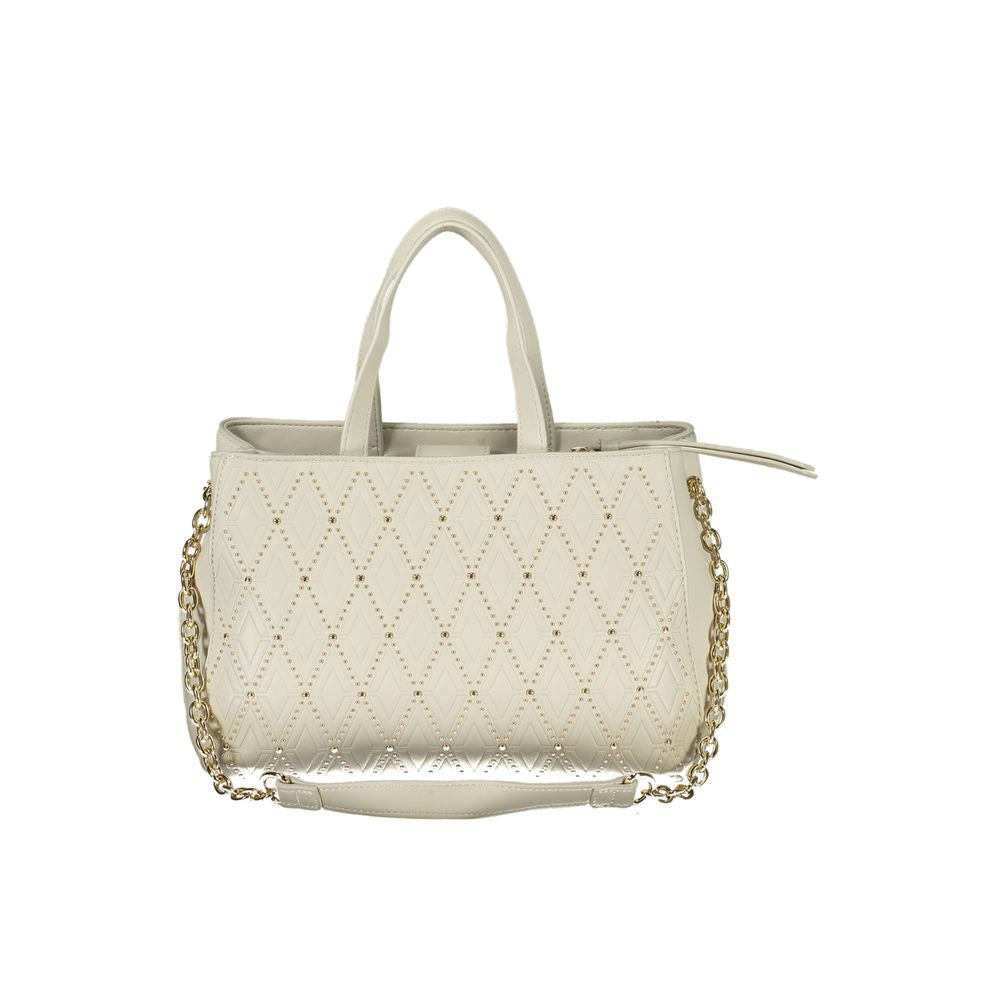 Mario Valentino White Polyurethane Women Handbag