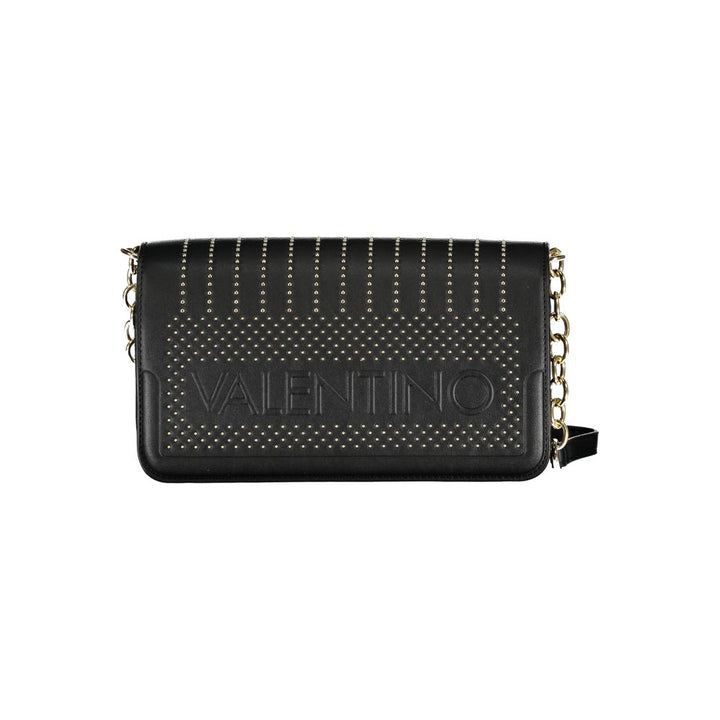 Mario Valentino Nero Polyurethane Women Shoulder Bag
