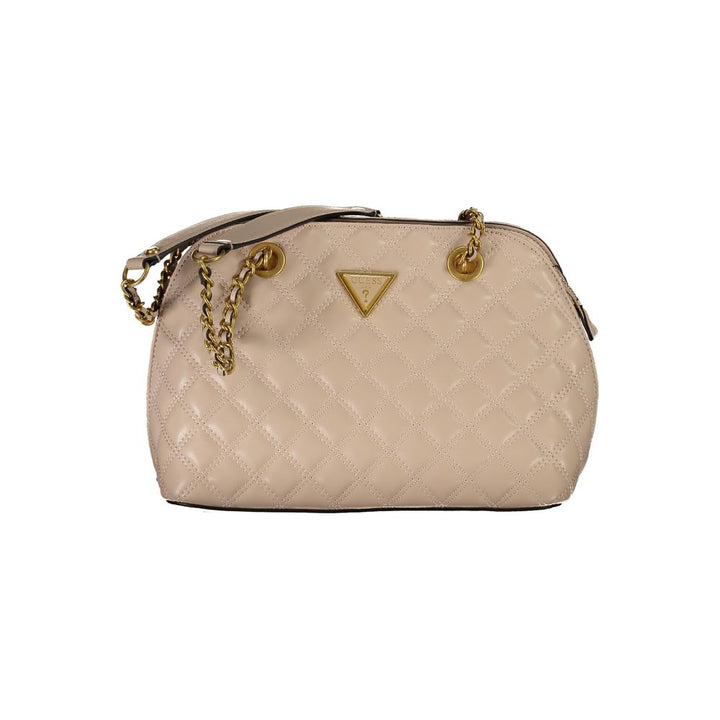 Guess Jeans Beige Polyurethane Women Handbag