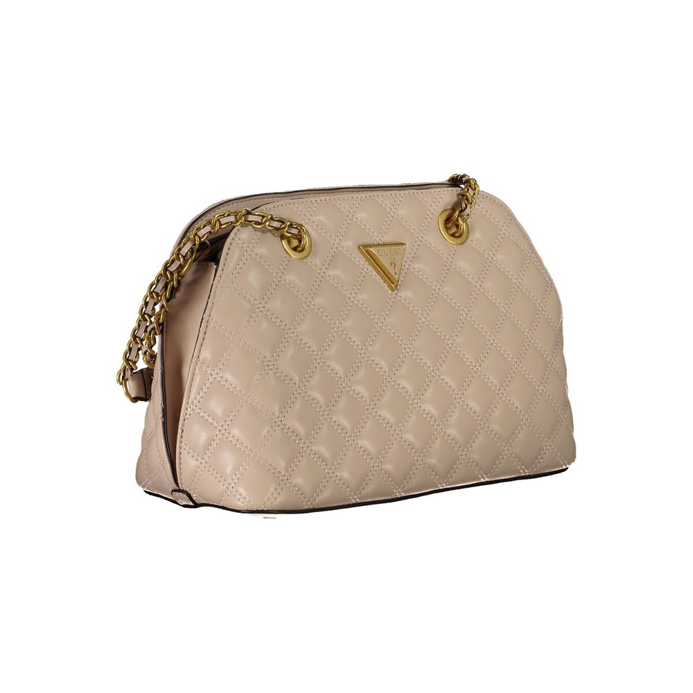 Guess Jeans Beige Polyurethane Women Handbag