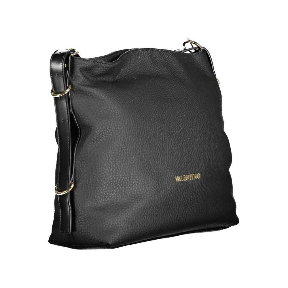 Mario Valentino Black Polyurethane Women Handbag