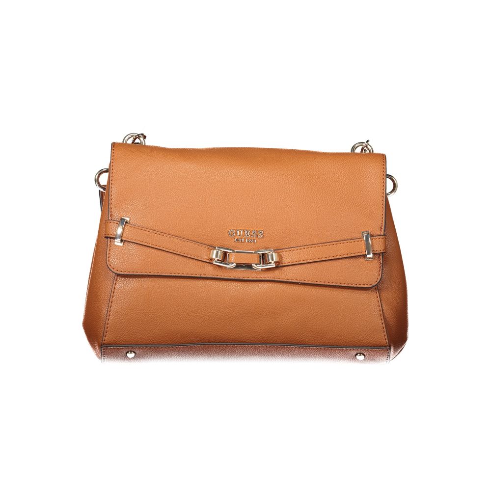 Guess Jeans Marrone Poliuretano Woman Handbag
