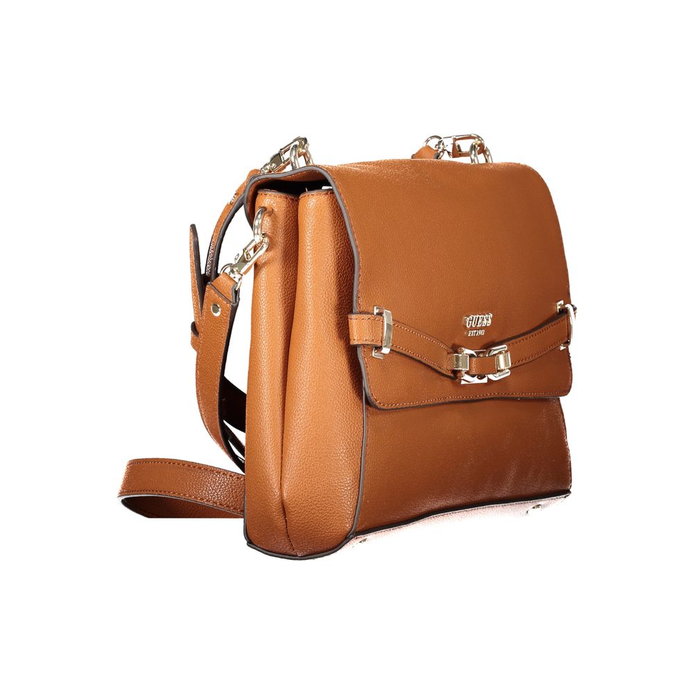 Guess Jeans Marrone Poliuretano Woman Handbag