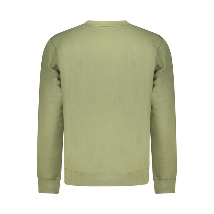 Hugo Boss Green Cotton Sweater