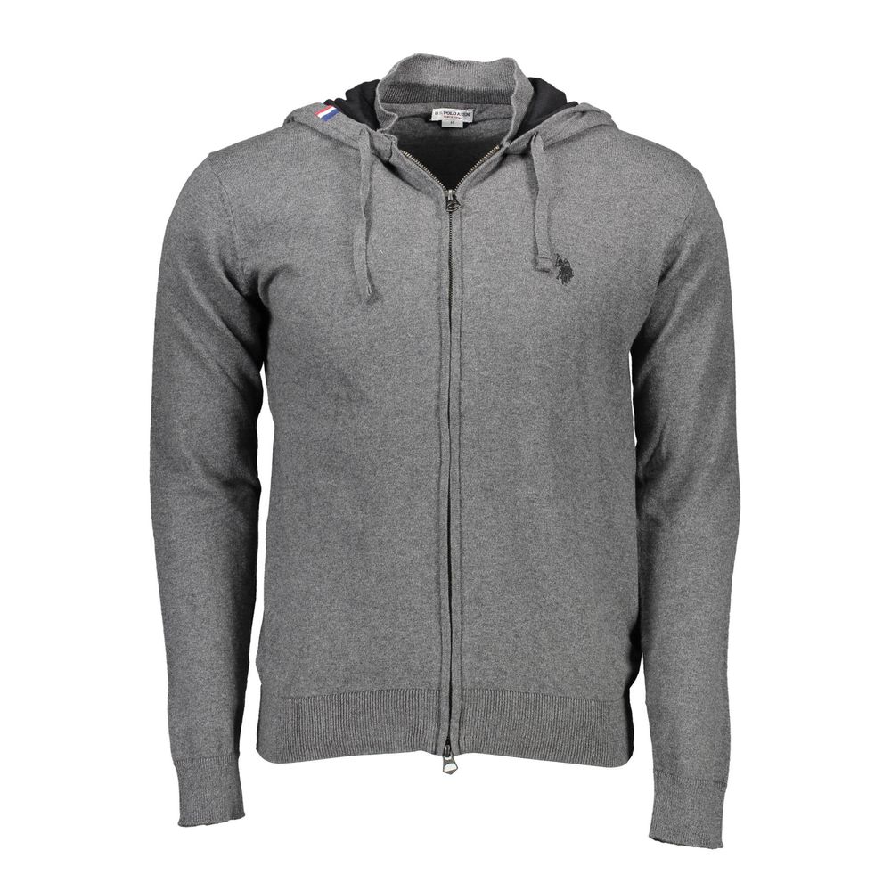 U.S. POLO ASSN. Grigio Cotton Men's Cardigan
