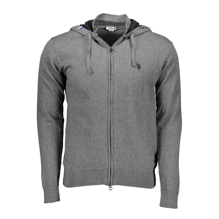 U.S. POLO ASSN. Grigio Cotton Men's Cardigan
