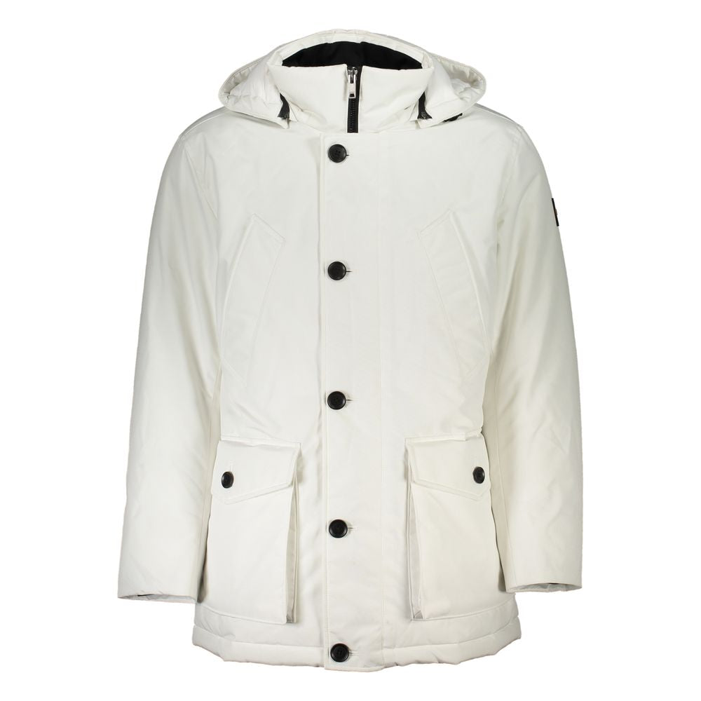 Hugo Boss Bianco Poliammide Men's Jacket
