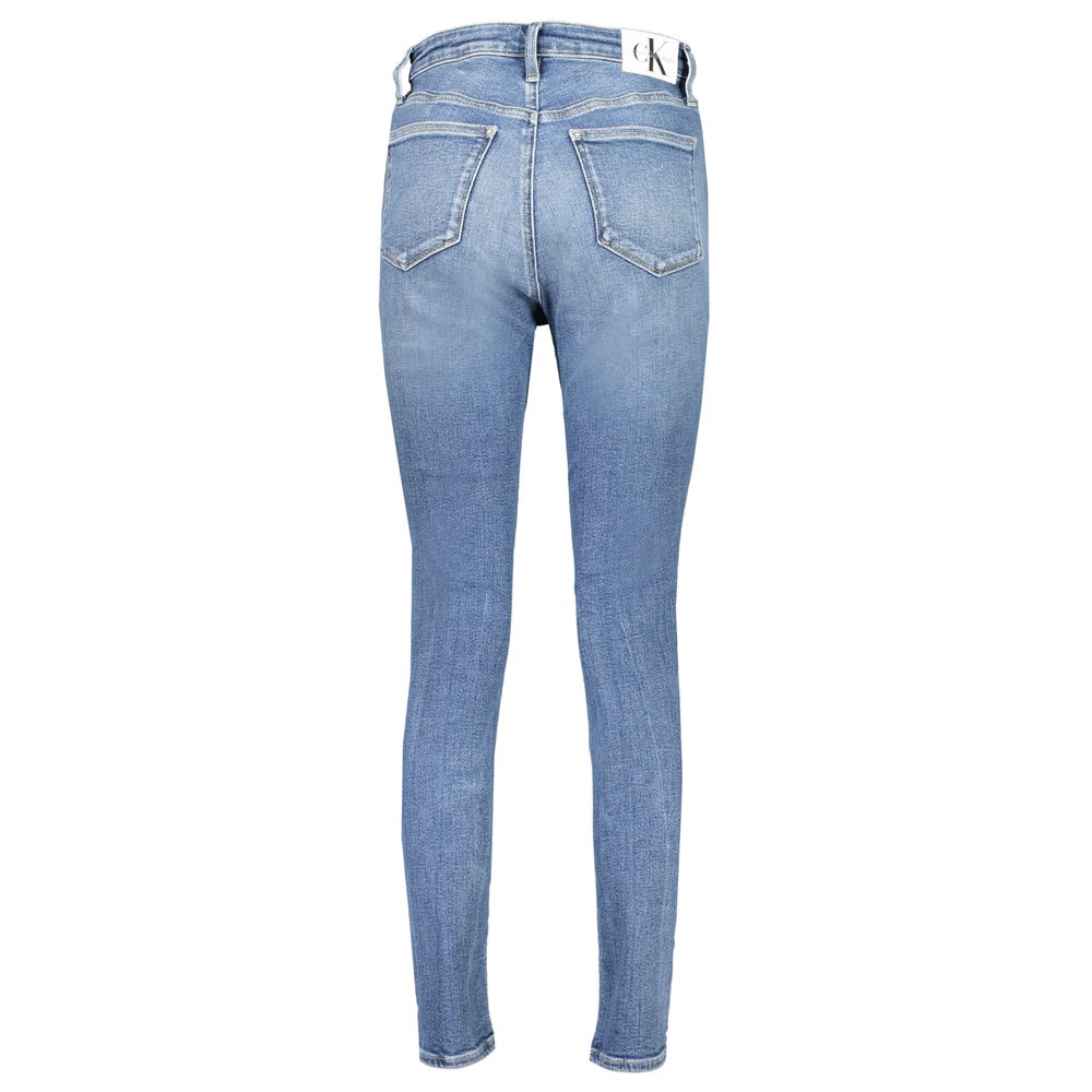 Calvin Klein Blu Cotton Women's Skinny Jean