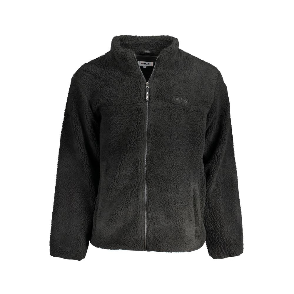 Fila Black Polyester Men's Jacket