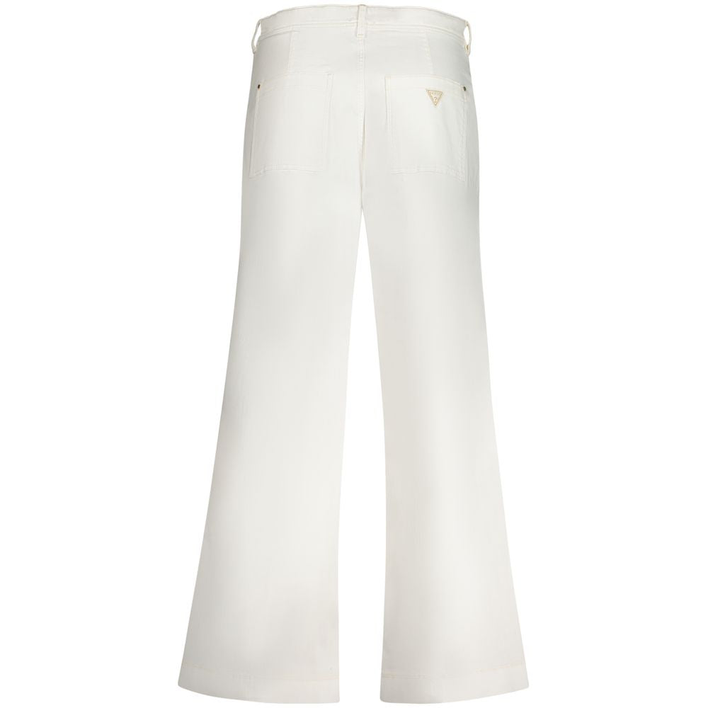 Guess Jeans White Cotton Women Short