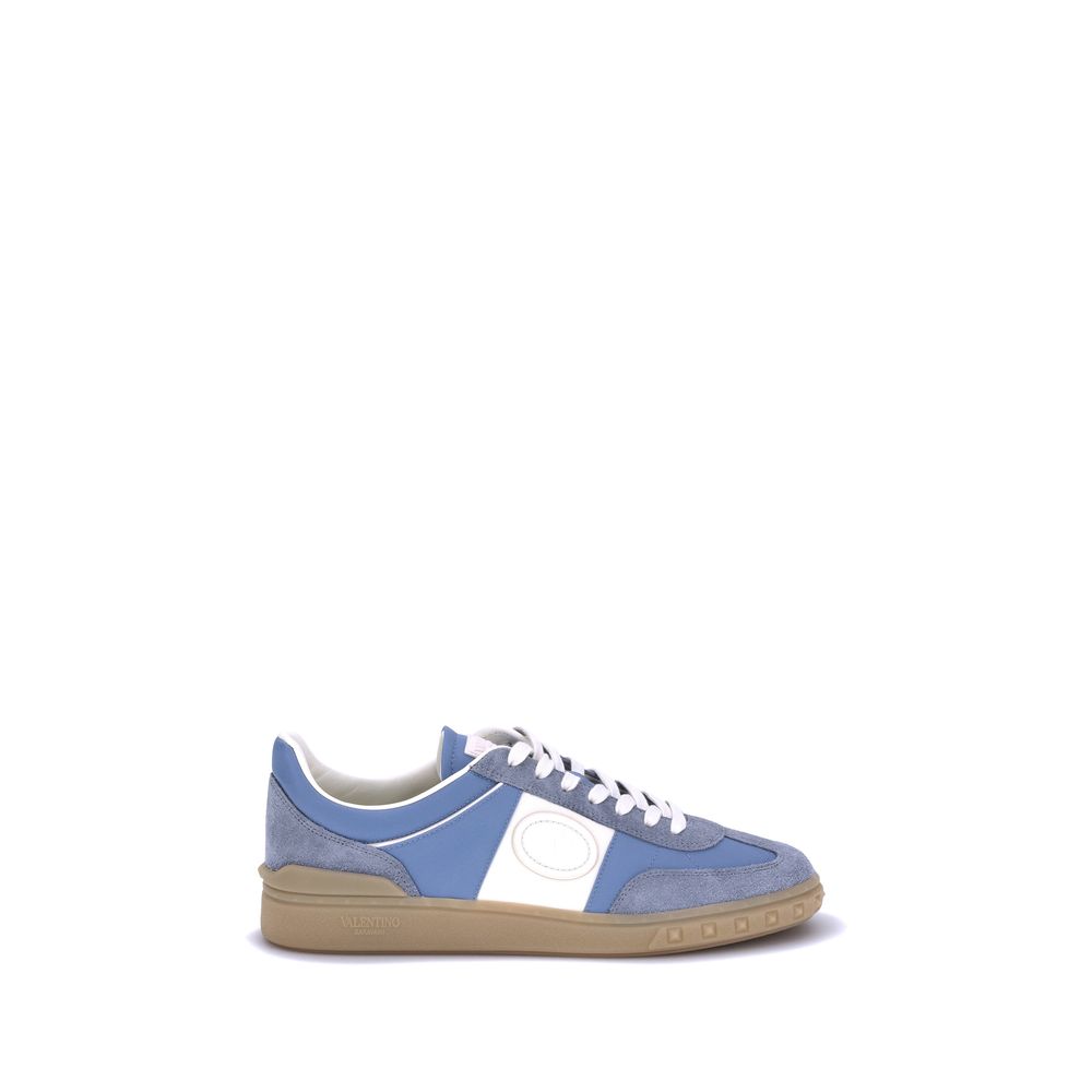 Valentino Garavani Blue Rubber Low Top Sneakers