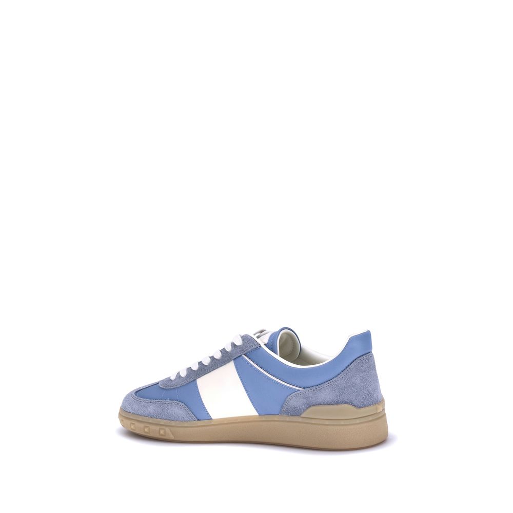 Valentino Garavani Blue Rubber Low Top Sneakers