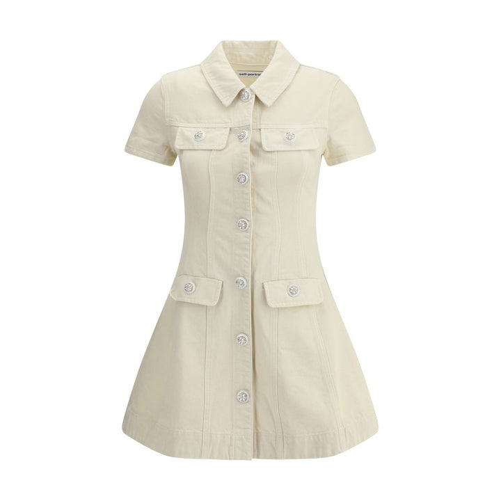 Self-Portrait Denim short Dress