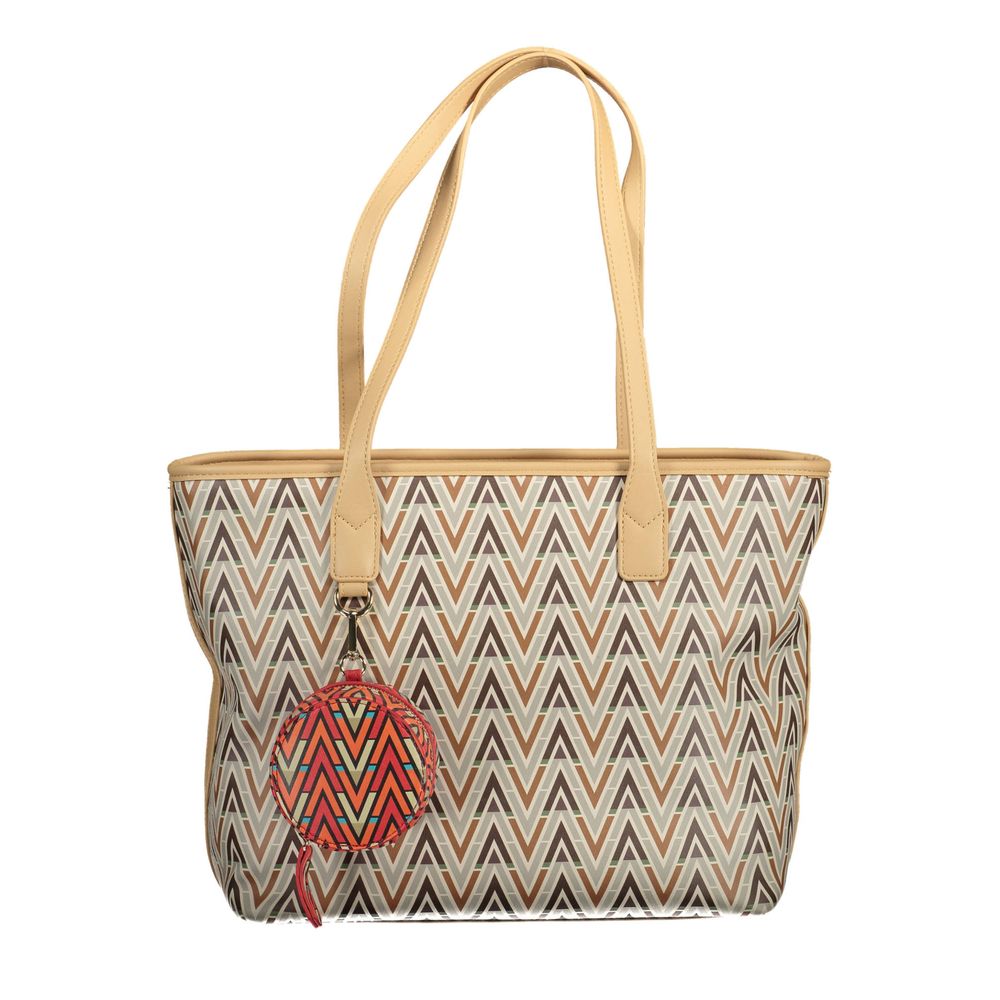 Mario Valentino Beige Polyethylene Handbag