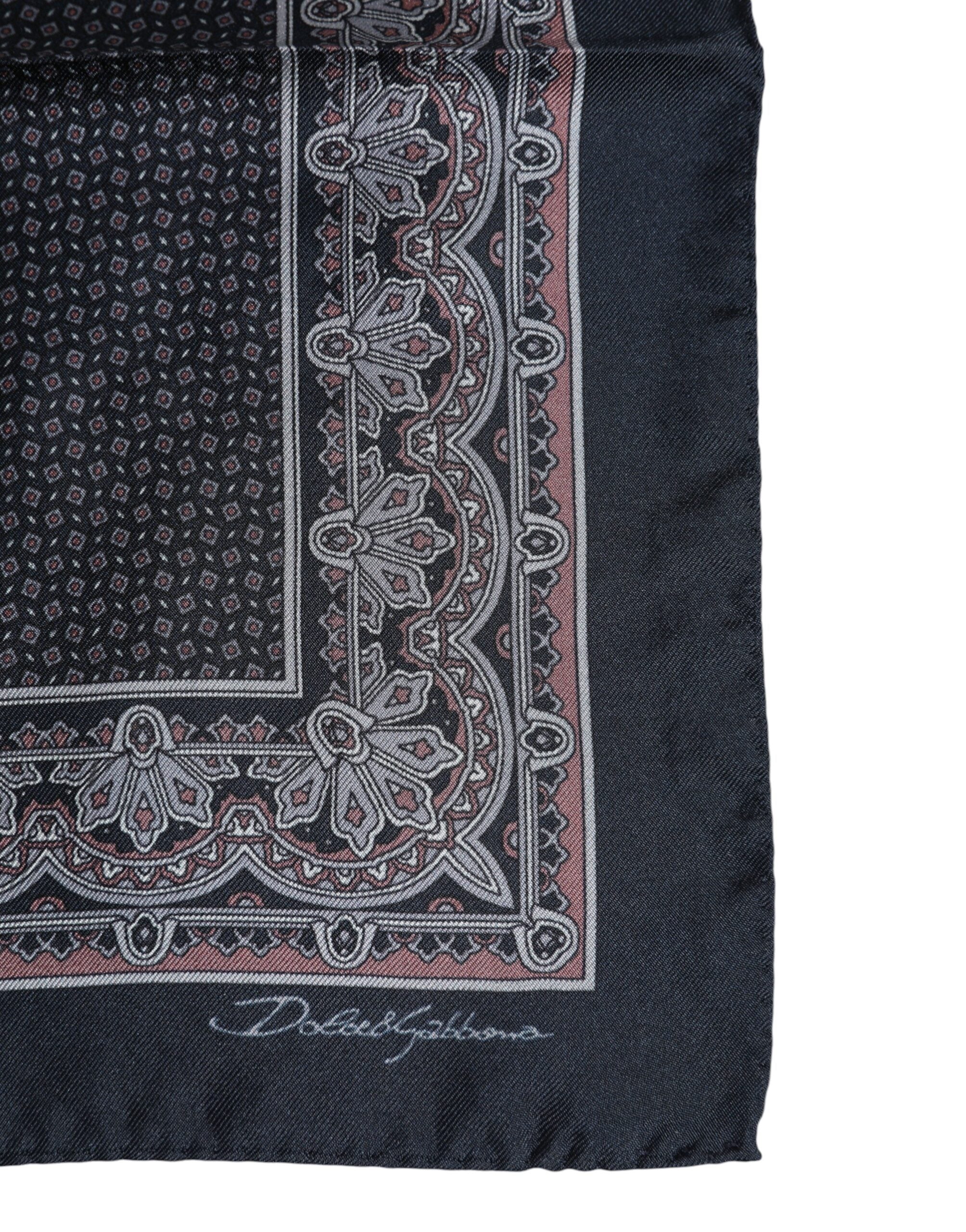 Dolce & Gabbana Multicolor Fantasy Silk Square Foulard Scarf