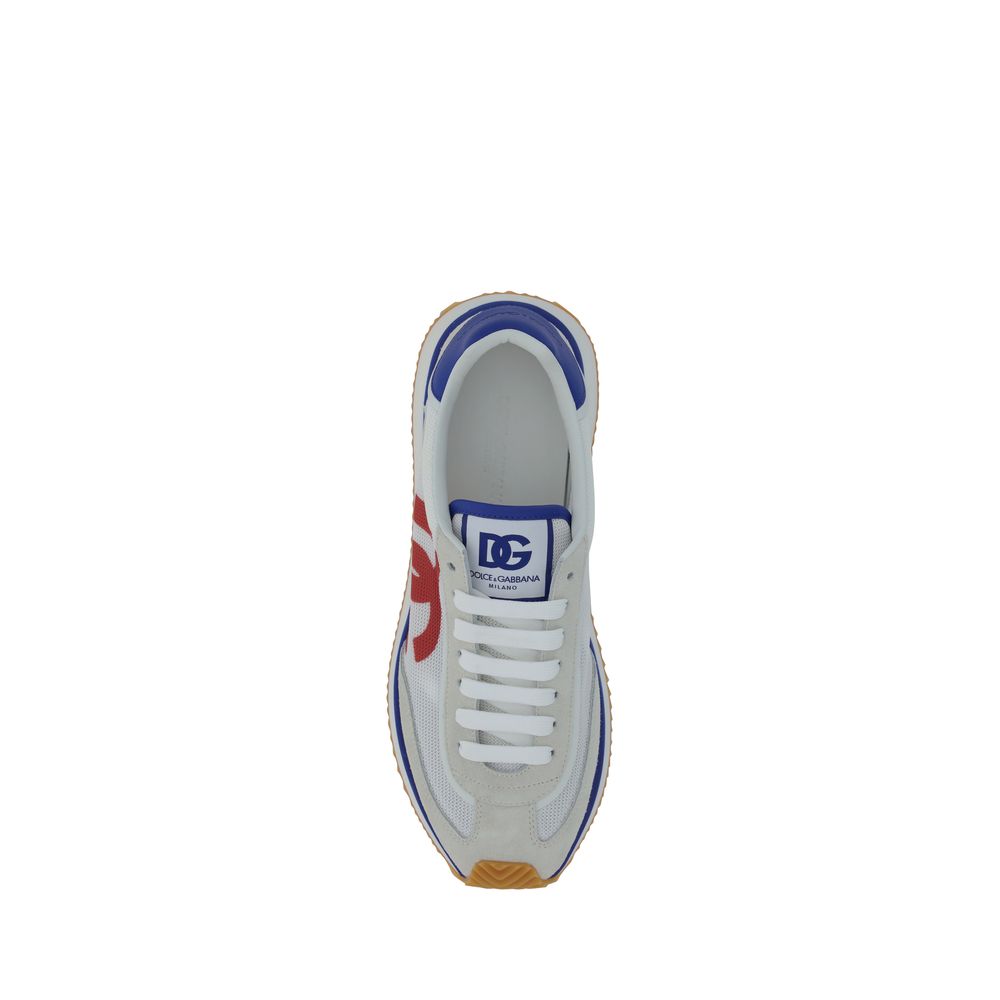 Dolce & Gabbana Multicolor Fabric Low Top Sneakers