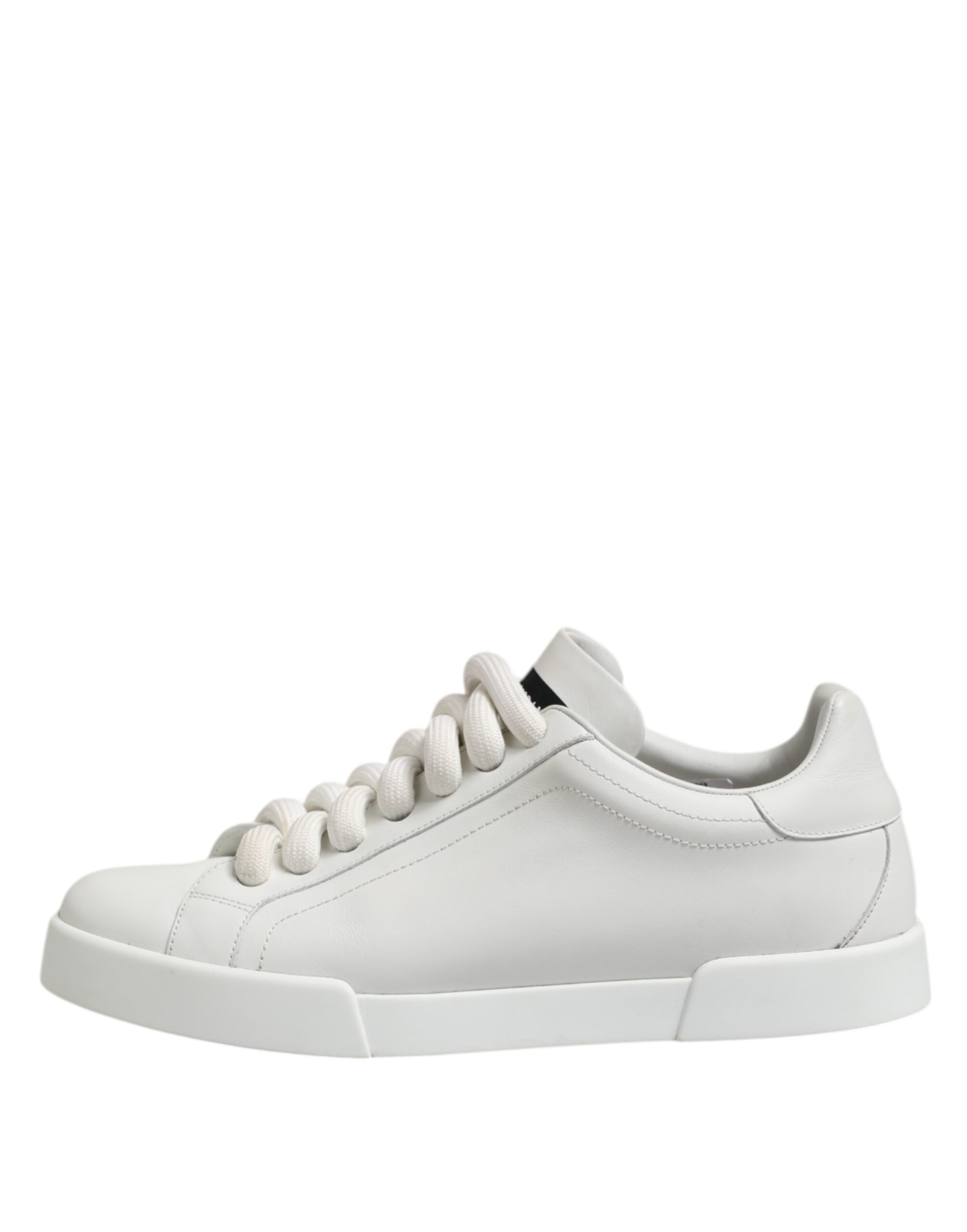 Dolce & Gabbana White Logo Lace Up Low Top Men Sneakers Shoes