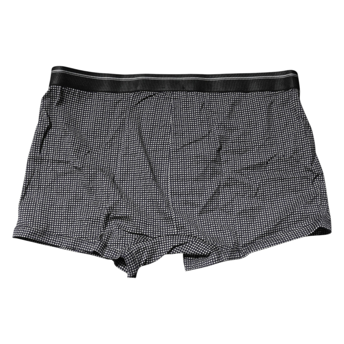Dolce & Gabbana Gray Printed Cotton Boxer Short Underwear