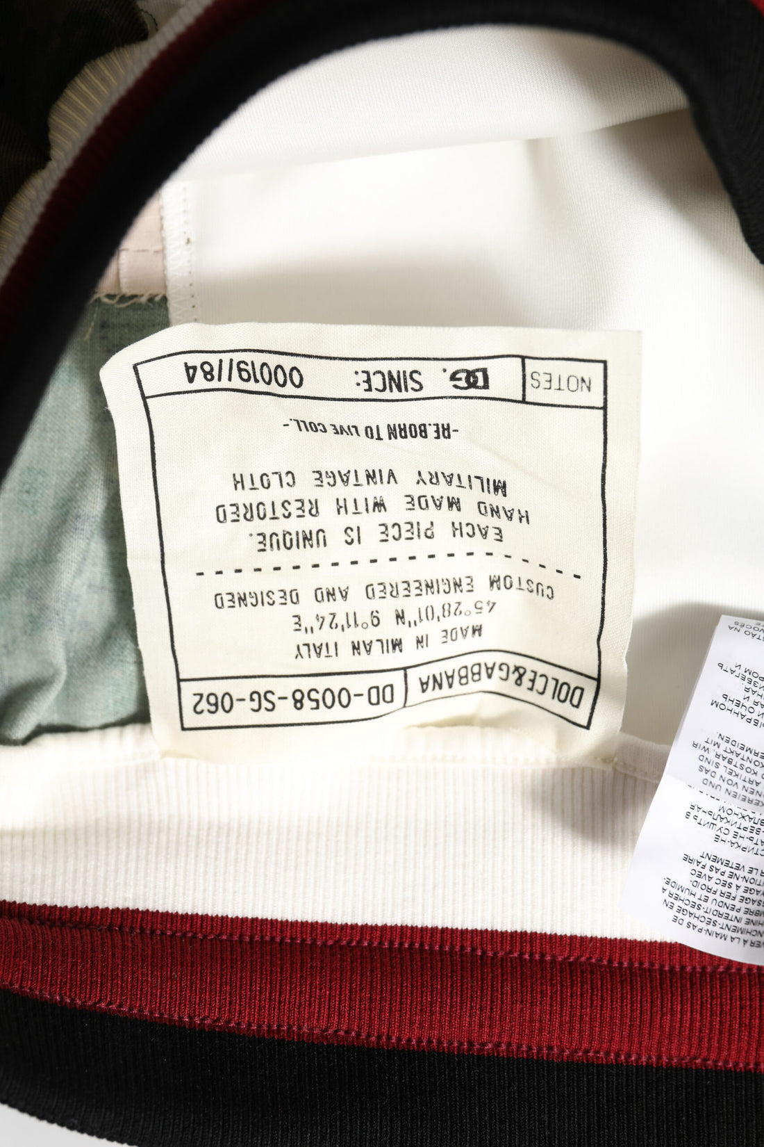 Dolce & Gabbana White Patchwork Jogger Pants