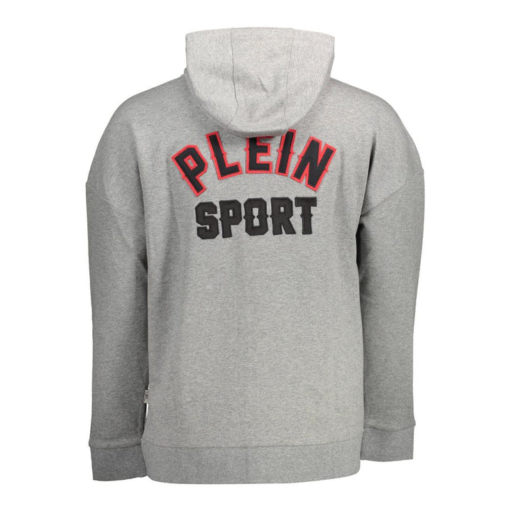 Plein Sport Gray Cotton Sweater