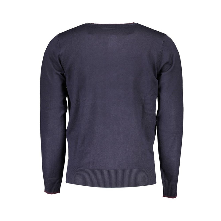 U.S. Grand Polo Blue Nylon Sweater
