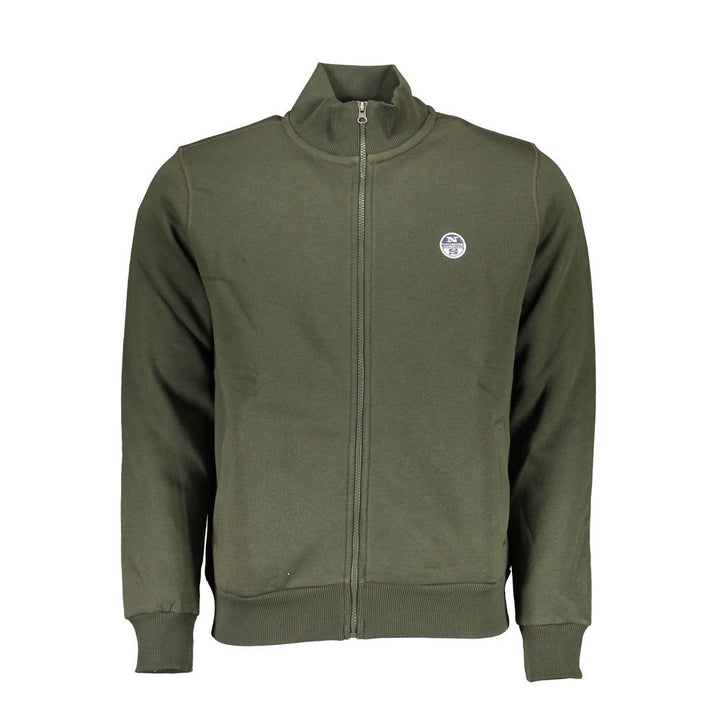 North Sails Green Cotton Men Sweater