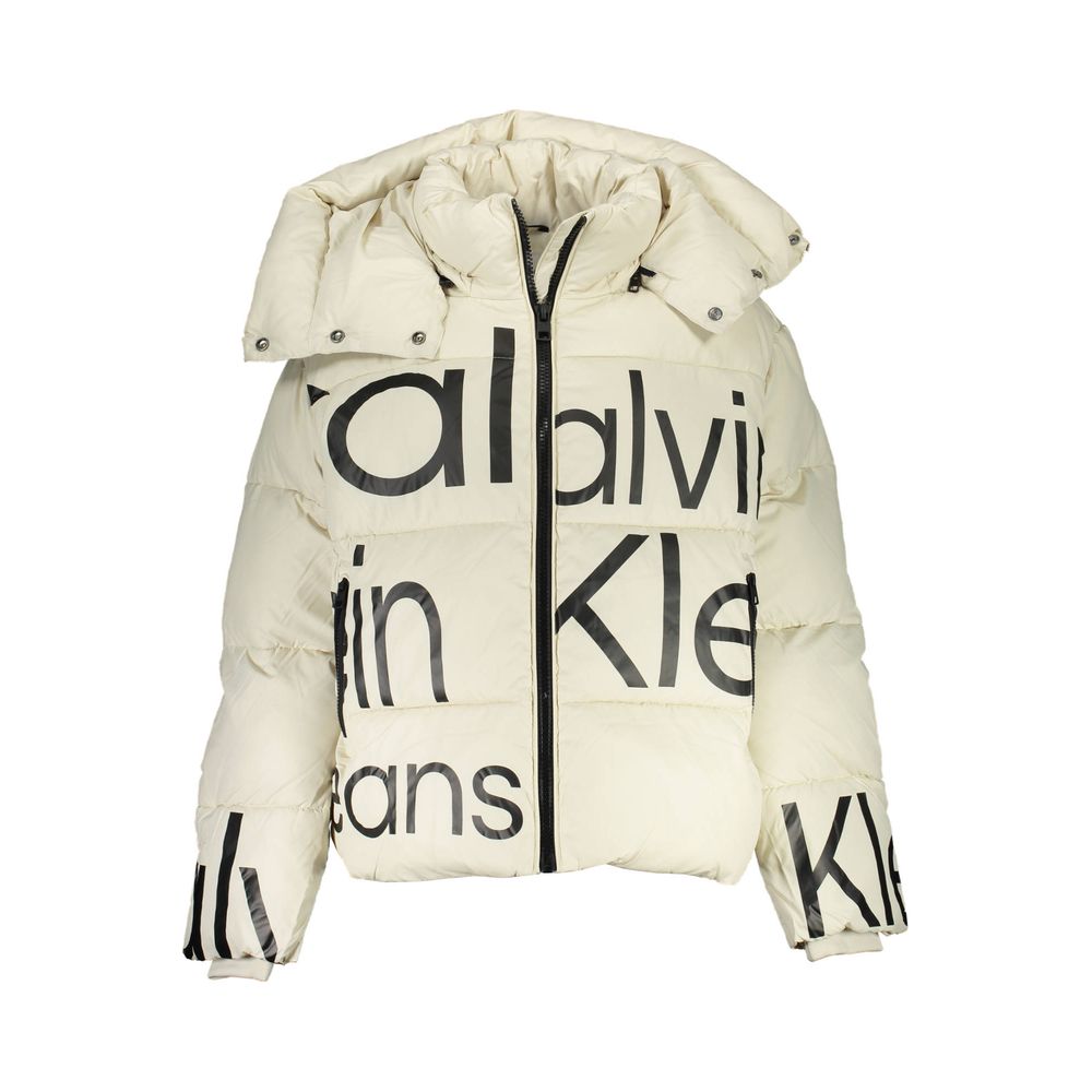 Calvin Klein Beige Polyester Women's Jacket