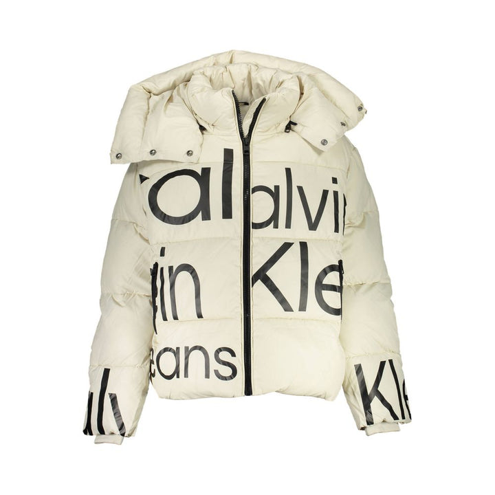 Calvin Klein Beige Polyester Women's Jacket
